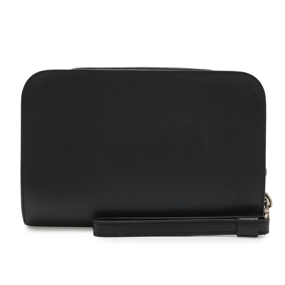 LOUIS VUITTON Taiga Baikal Shoulder Bag Handbag Ardoise Black